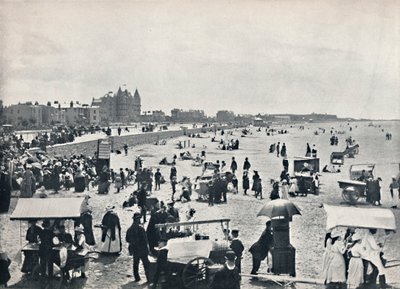 Weston-Super-Mare - Kumlarda Bir Yaz Manzarası, 1895 by Unbekannt