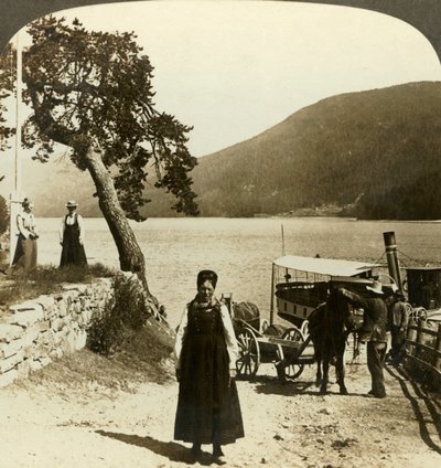 Göl vapuru Tinoset iskelesini aradığında - Tinajo