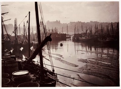 Whitby Limanı gelgitte, c 1905 by Unbekannt
