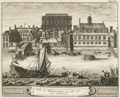 Whitehall, Westminster, Londra, 1707 by Unbekannt