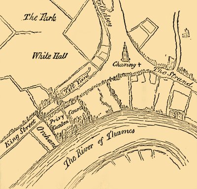 Henry VIII, 1881 Saltanatında Whitehall. by Unbekannt