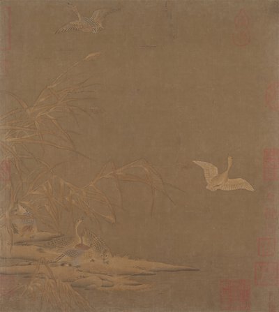 Kışın Yaban Kazları, 13. yüzyıl. by Unbekannt