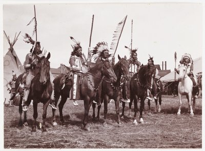 Vahşi Batı gösterisi, c 1905 by Unbekannt
