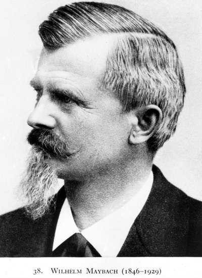 Wilhelm Maybach, Alman mucit ve otomobil tasarımcısı, c 1900 by Unbekannt