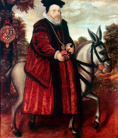 William Cecil, 1 Baron Burghley 1520-1598, İngiliz devlet adamı by Unbekannt