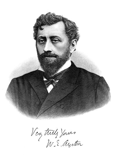 William Edward Ayrton 1847-1908, İngiliz fizikçi, elektrik mühendisi ve mucit, 1892 by Unbekannt