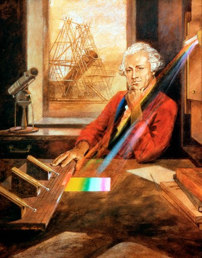 William Herschel 1738-1822 Almanya doğumlu İngiliz astronom by Unbekannt