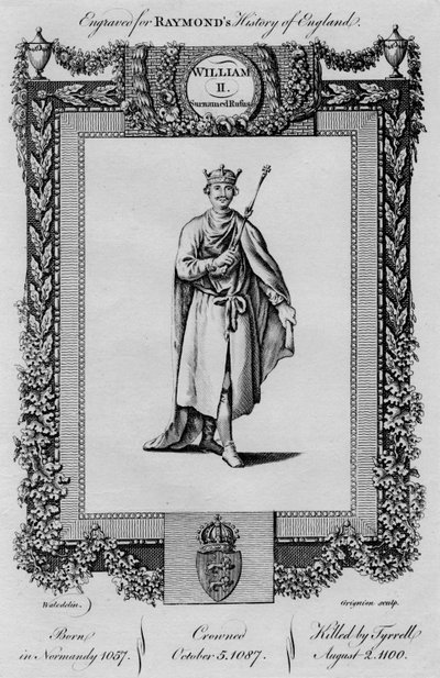 William II. Soyadı Rufus, c1787 by Unbekannt