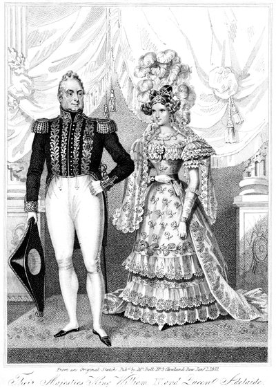 William IV ve Kraliçe Adelaide, 1881 by Unbekannt