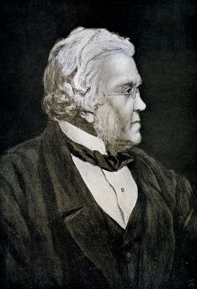 William Makepeace Thackeray, 19. yüzyılın İngiliz romancısı, 1911 by Unbekannt