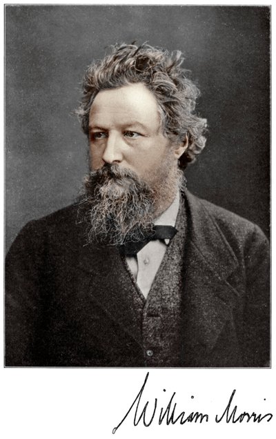 William Morris, 19. yüzyıl İngiliz sanatçısı, yazar, sosyalist ve aktivist, 1901 by Unbekannt