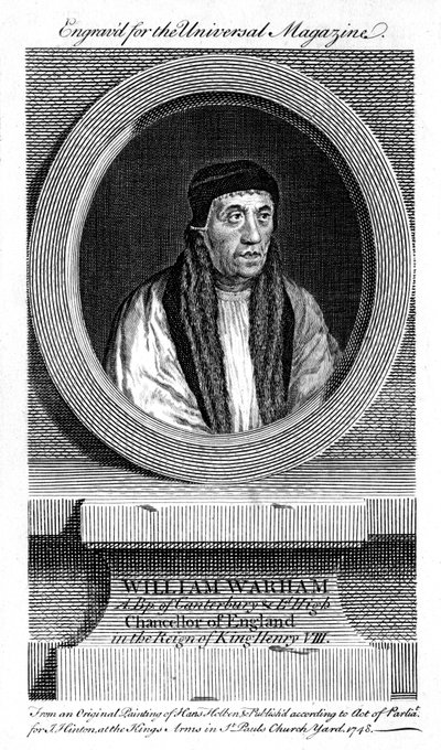William Warham, Canterbury Başpiskoposu, 1748 by Unbekannt