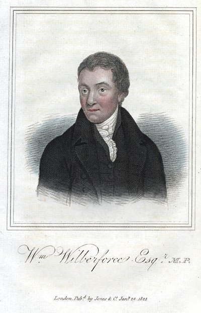 William Wilberforce, İngiliz kölelik karşıtı kampanyacı, 1821 by Unbekannt