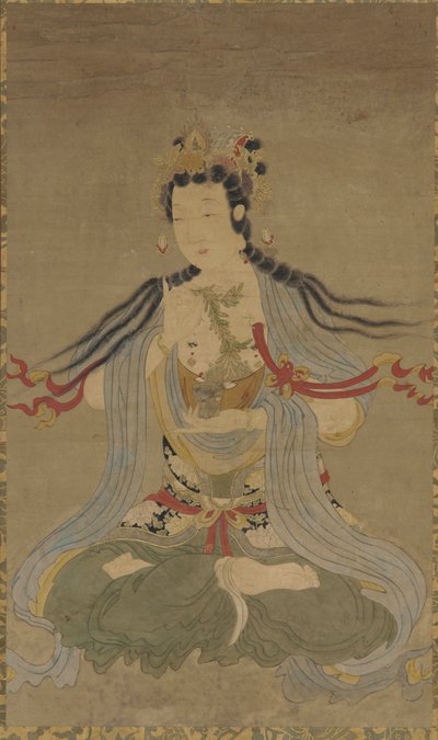Söğüt dalı Guanyin, Ming hanedanı, 17. yüzyıl. by Unbekannt