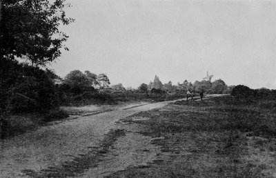 Wimbledon Common ve Yel Değirmeni, c1900, 1912 by Unbekannt