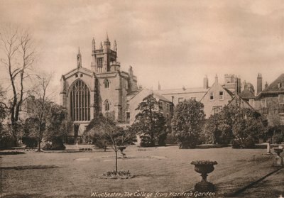 Wardens Garden, Hampshire, 20. yüzyılın başlarından Winchester Koleji. by Unbekannt