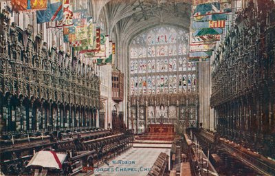 Windsor, St. Georges Şapeli, Koro c1916 by Unbekannt