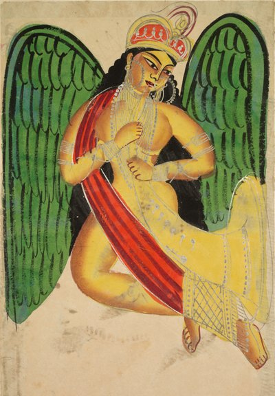 Boynuzlu Kanatlı Apsara, 1800