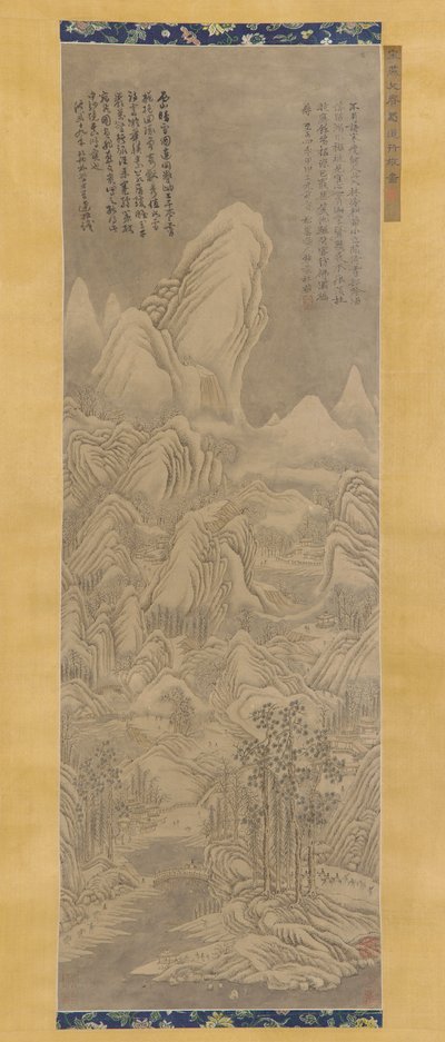 Kış Manzarası, Ming veya Qing hanedanı, 16-17. yüzyıl. by Unbekannt