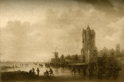Buz üzerinde kış, 1645, 1908. by Unbekannt