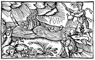Fırtına çıkaran cadı, 1562 by Unbekannt