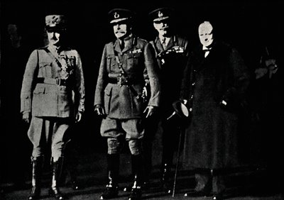 General Diaz ve Mareşal Haig, 1919, 1945 ile. by Unbekannt