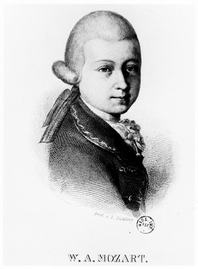 Wolfgang Amadeus Mozart 1756-1791, 1770 by Unbekannt