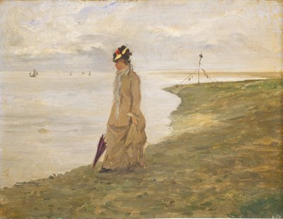 Sahildeki Kadın, 19. yüzyıl. by Unbekannt
