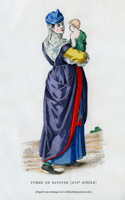 Bayonne Kadını, Fransa, 16. yüzyıl 1882-1884 by Unbekannt