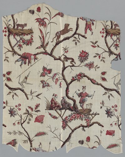 Tahta Baskılı Tekstil Parçaları, c. 1785. by Unbekannt