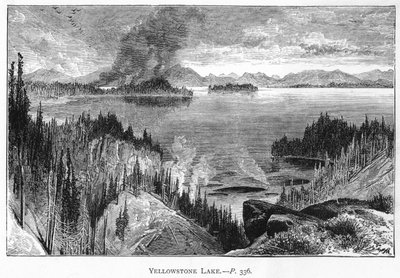 Yellowstone Gölü, 19. yüzyıl by Unbekannt
