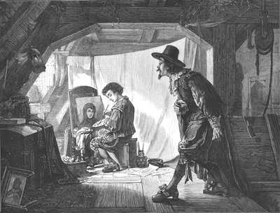 Genç Rubens, ustası Van Oort tarafından şaşırttı, 1875. by Unbekannt