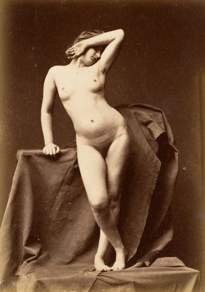 [Genç Kadın, Çıplak, Önden Yüz Vererek], 1860