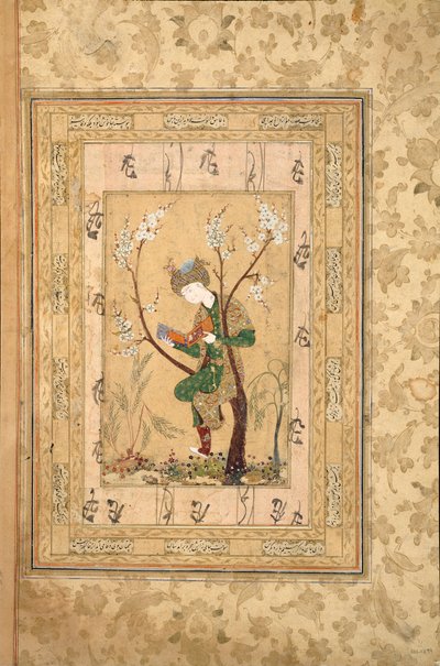 Çiçek Açan Bir Ağacın Çatalına Oturan Gençlik, 1560