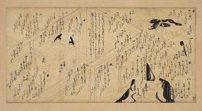 Yutokoro Öykü Resim Parşömeni, 1336-92. by Unbekannt
