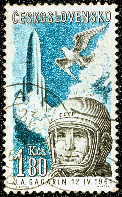 Yuri Gagarin, Sovyet Rus kozmonot, 1961 by Unbekannt