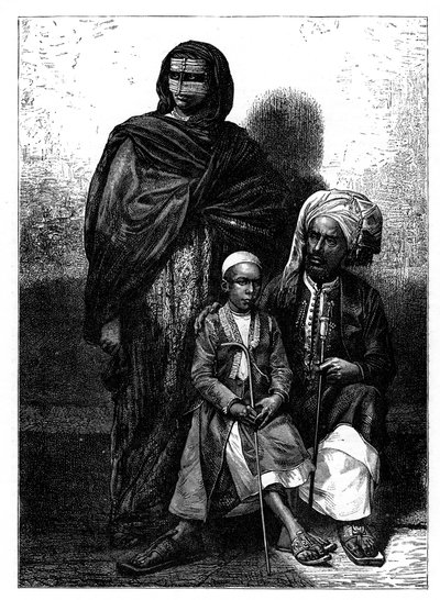 Zanzibar Arap ailesi, c1890 by Unbekannt
