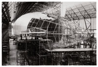 Zeppelin LZ 126 yapım aşamasında, Friedrichshafen, Almanya, 1924 1933 by Unbekannt