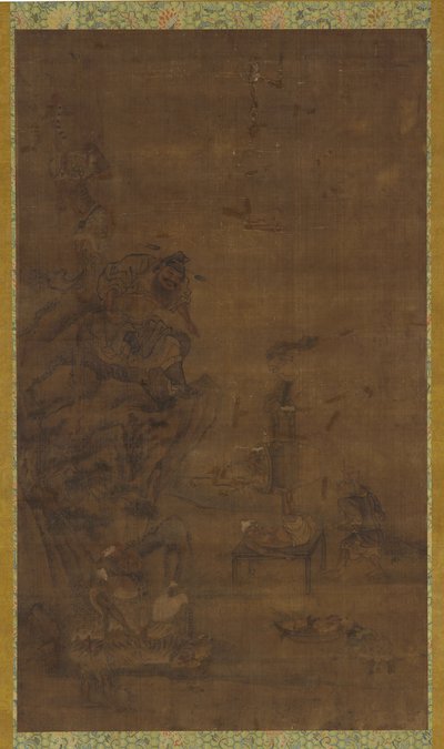Zhong Kui Beş Zararlıyı Evcilleştiriyor, 16-17. yüzyıl. by Unbekannt
