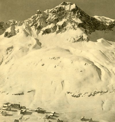 Zürs ve Hasenfluh zirvesi, Vorarlberg, Avusturya, c1935. by Unbekannt