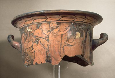 Siyah figürlü krater, MÖ 4. yy (parça) by Unbekannt Unbekannt