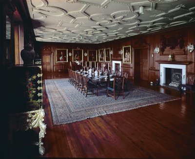 Drumlanrig Kalesi: Queensberry lst Duke William portresi ile yemek odası by Unbekannt Unbekannt