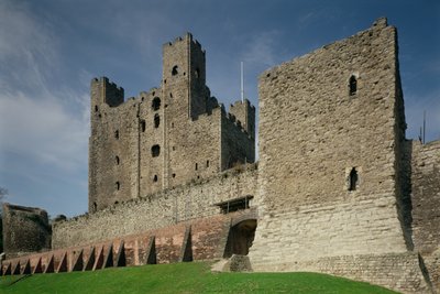Dış görünüm, Rochester Kalesi, Kent by Unbekannt Unbekannt