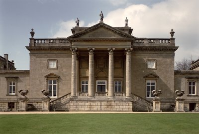 Evin orta kısmının dış görünümü, Stourhead, Wiltshire by Unbekannt Unbekannt