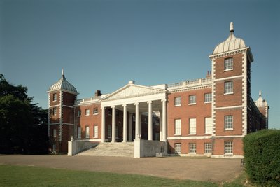 Doğu tarafının dış görünümü, Osterley Park, Middlesex by Unbekannt Unbekannt