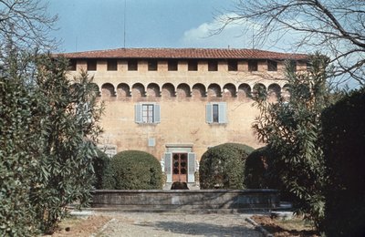 Michelozzo di Bartolommeo, Villa Medicea di Careggi, Floransa, Toskana, İtalya tarafından cephe by Unbekannt Unbekannt