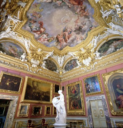 Pietro da Cortona, Palazzo Pitti, Floransa, İtalya tarafından resimlerle Sala di Giove (Jüpiter Odası) iç by Unbekannt Unbekannt