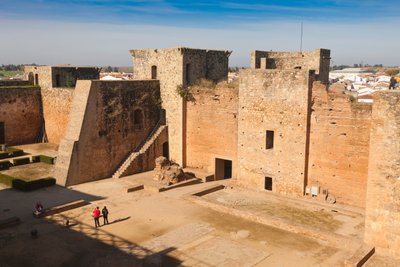 Niebla, Huelva Eyaleti, Endülüs, Güney İspanya. Guzmanların Kalesi. by Unbekannt Unbekannt