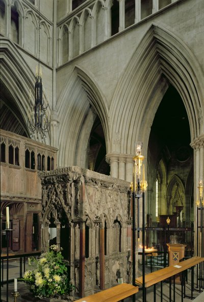 Güneybatıdan Tapınak, St. Albans Katedrali, Hertfordshire by Unbekannt Unbekannt
