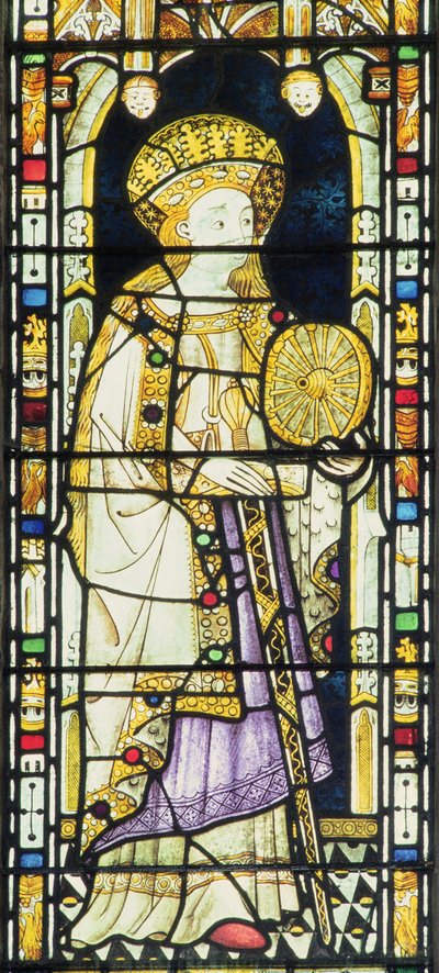 St.Catherine, İngiliz, 15. yüzyıl by Unbekannt Unbekannt